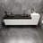 Kayleena 78.5'' Wall Mounted Double Bathroom Vanity with Metal Top-553301627