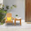 Chaise Adirondack pliante en bois massif Noyes-1123599945