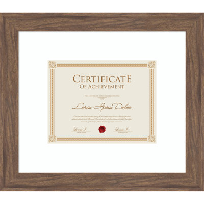 Pia Medium Brown Narrow Picture Frame