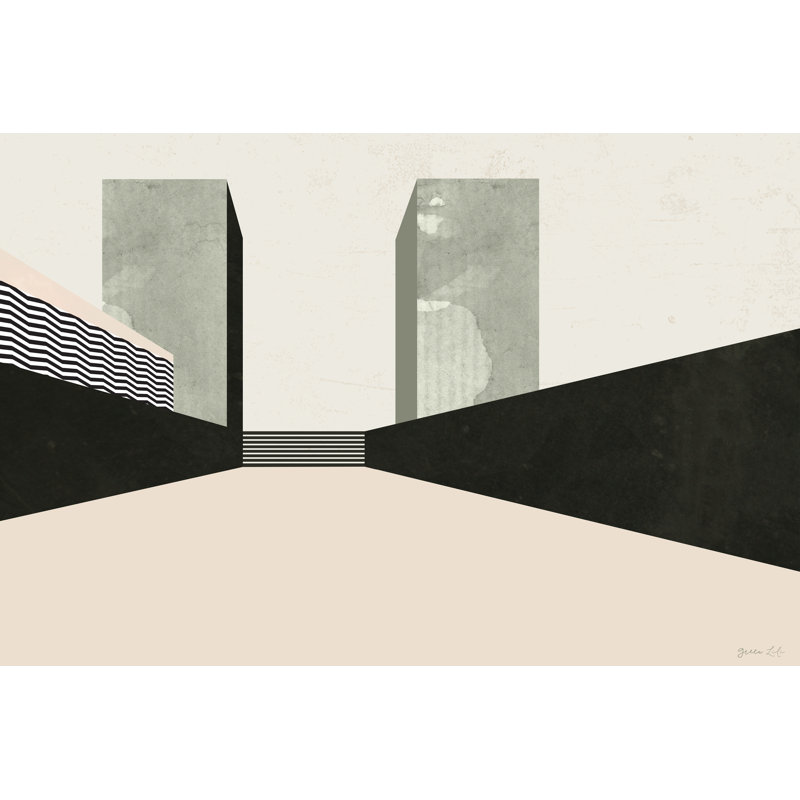 Graphic New York III by Green Lili - Wrapped Canvas Print, 81cm H x 122cm W 