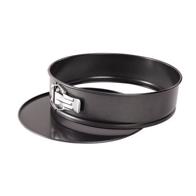 Moule à gâteau anti-fuites à motif de moule à gâteau rond antiadhésif (noir) de 10 po Chefmade