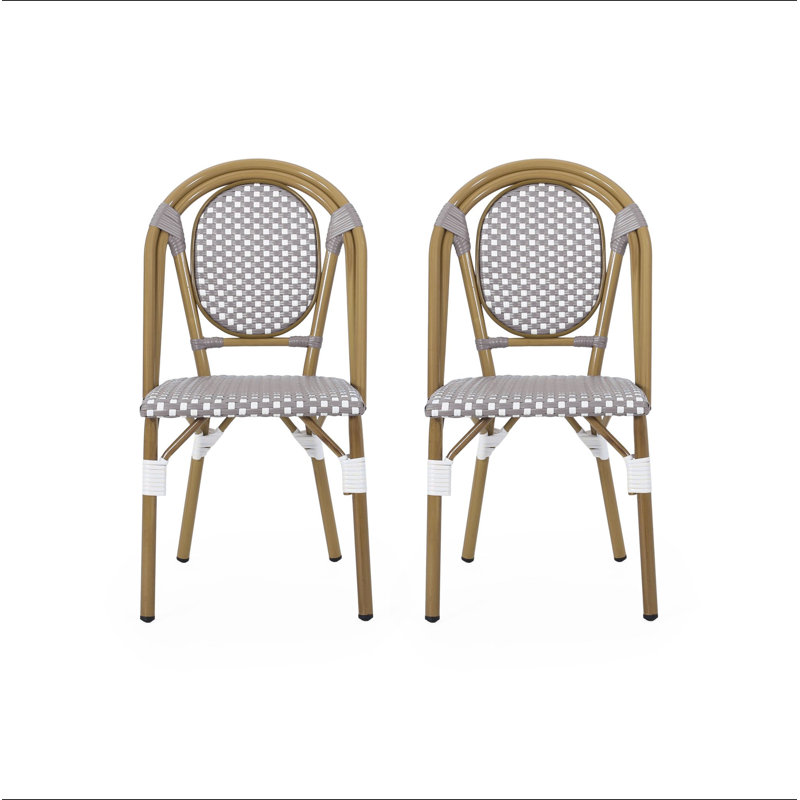 Chaise bistro French, Gris