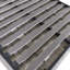 Lit double gris avec tablettes et tiroirs de rangement polyvalents - Stable et fonctionnel dans de nombreuses options de construction robuste et efficace