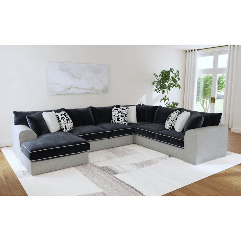Ensemble modulaire 3 pièces Klein en cendre Bentley / ébène Zaftig
