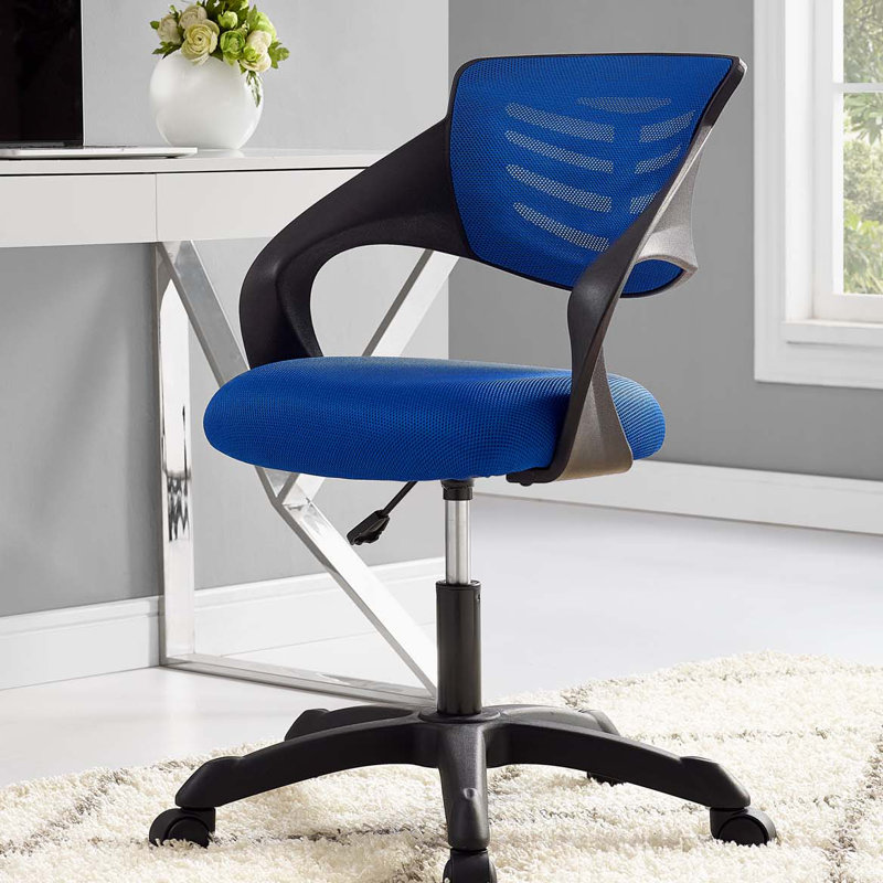 Chaise de bureau Modway Thrive, Bleu