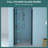 36W X 72H Fold Shower Door With Tempered Glass, Matte Black - Bi Design, 1/4 Inch Thick Clear Water Screen , High Grade Stainless Steel Components, Reversible Installation, 180 Overlapping Rotate