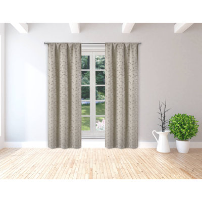 Semi Sheer Curtain Pair