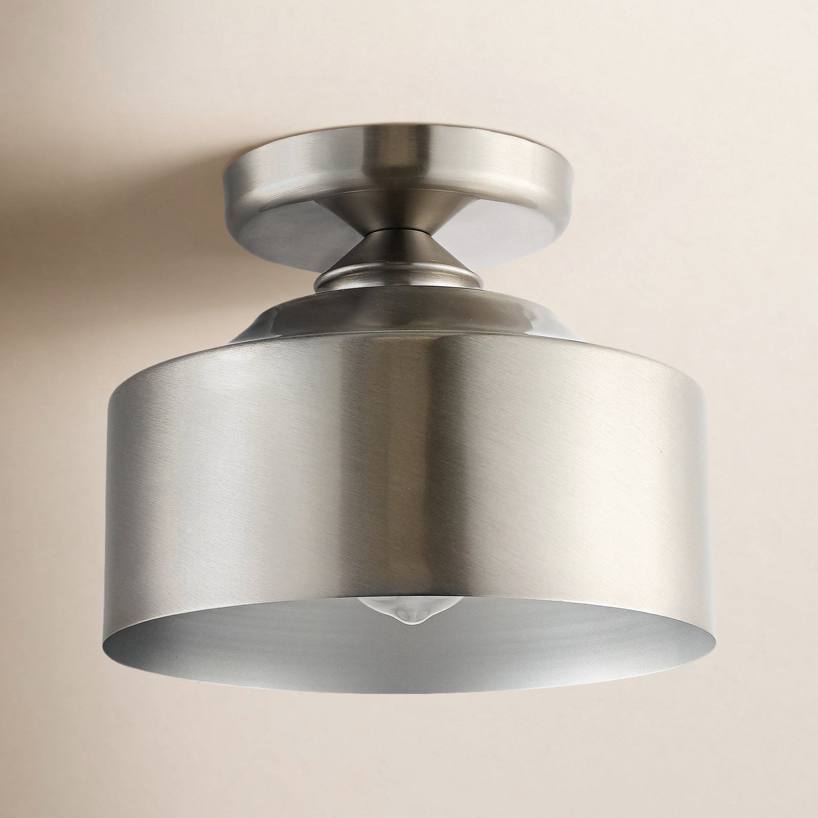 Cavale Single Light Metal Semi Flush Mount