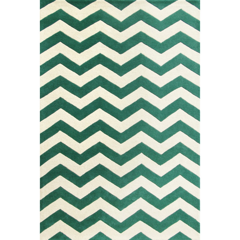 Tapis en laine touffeté à la main Teresita, Rectangle 6 pi x 9 pi