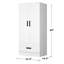 2-Doors & One Drawer  Wardrobe Armoire Closet-115254831