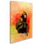 «Colorful Expressions Black Monkey» de Vidur, impression sur toile tendue-22073721