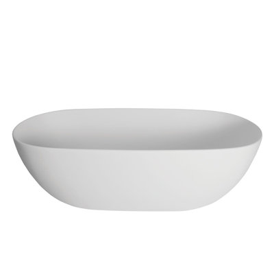 65'' x 32'' Soaking Solid Surface Bathtub
