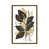 Toile avec cadre flottant or