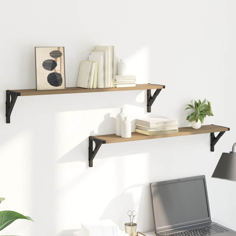 Floating Shelf, Artisan Oak, 15.5cm H x 80cm W x 15cm D