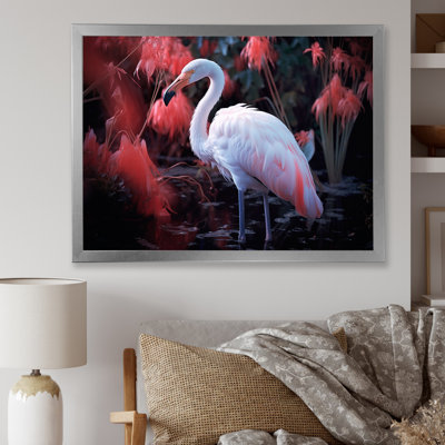" White Flamingo Paradise III "