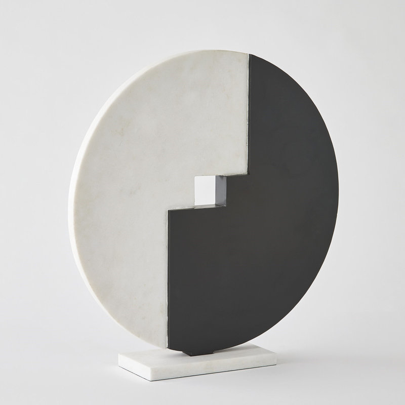 Stone Medallion Sculpture