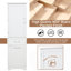 Armoire de rangement autoportante avec tiroir et tablette réglable-22578371