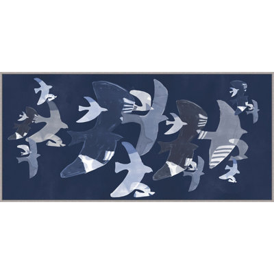 Dusk Flock Painting by Nathan Turner