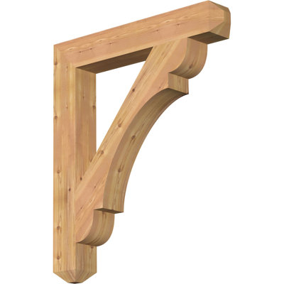 5 1/2"W x 38"D x 44"H Olympic Craftsman Smooth Bracket, Western Red Cedar