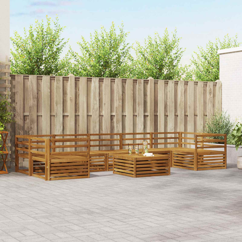 404cm Wide Patio Sectional Set