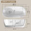 Baignoire autoportante 67 po. X P 33 po. Surface solide et blanche