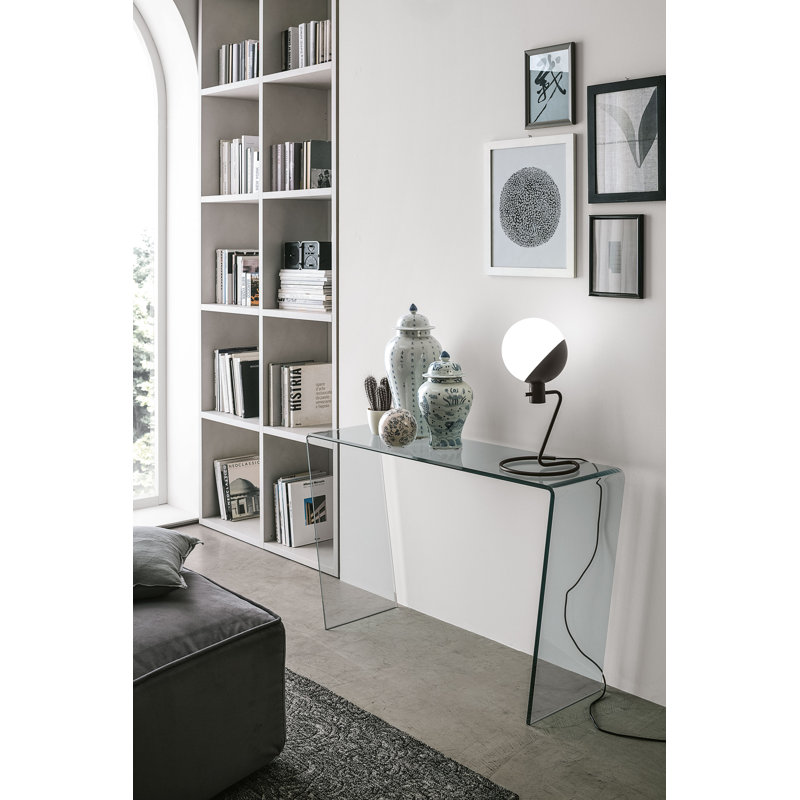 Alkire 120cm Glass Console Table