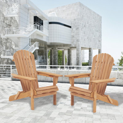 Aspelare Cedar Foldable Outdoor Adirondack Chair