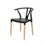 Chaise de salle à manger en plastique (ensemble de 2)
