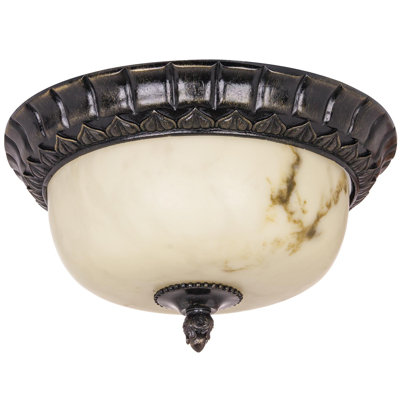 Poff Glass Flush Mount