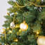 Arbre de Noël artificiel 7,5 pi pré-éclairé: 550 lumières à DEL blanc chaud, 1350 pointes en PVC et aiguille dure, conception à branches articulées, support en métal robuste, apparence réaliste-1251960108