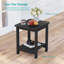 Table de bout d'extérieur en plastique / résine Adirondack-70169077