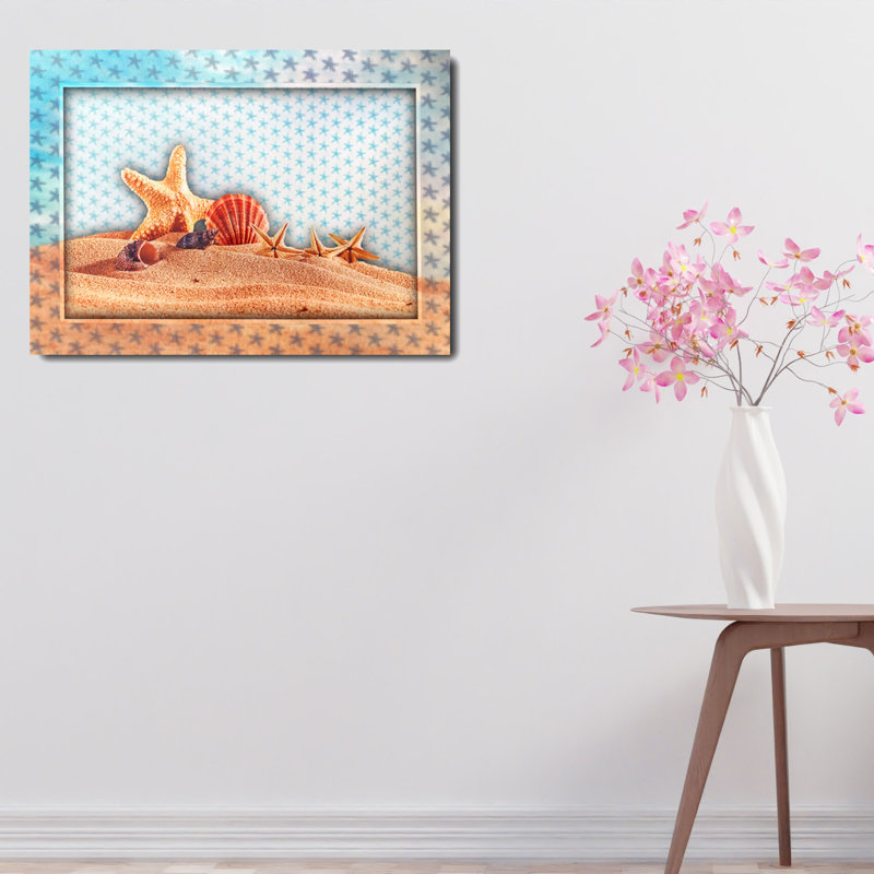 Coastal Wall Decor on Polycarbonate Panel, 16'' H x 16'' W x 0.2'' D