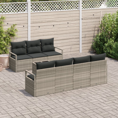 120cm Wide Patio Sofa with Cushions
