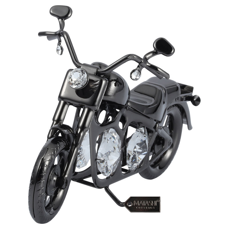 Sculpture de moto en bronze