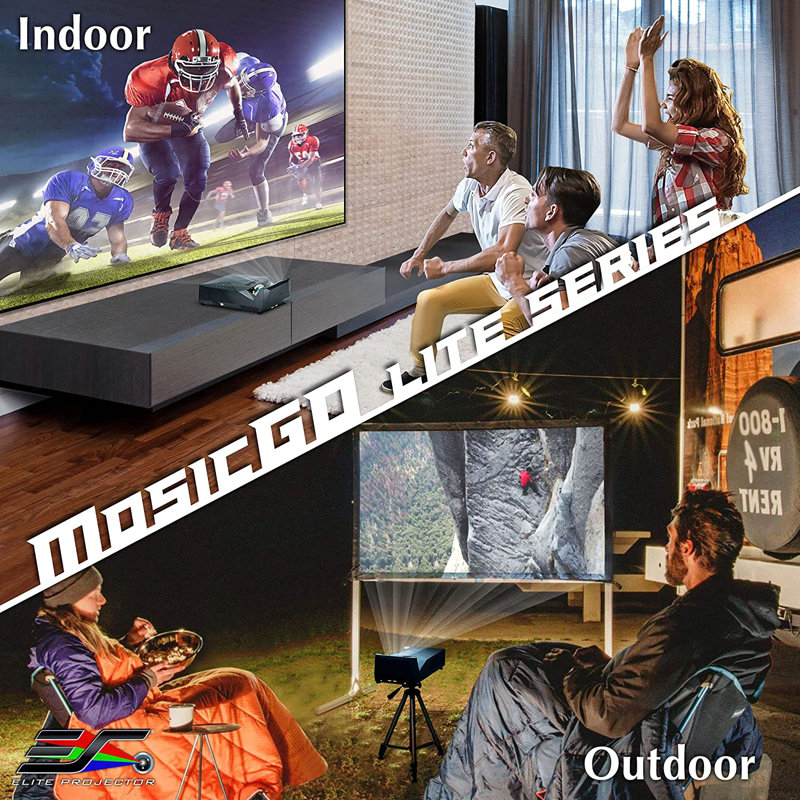 Projecteur ultra court EliteProjector IPX2 Native IPP210P UST CLR DLP 25000 heures OSRAM DEL Trépied inclus activités intérieures / extérieures - MGFU-L1