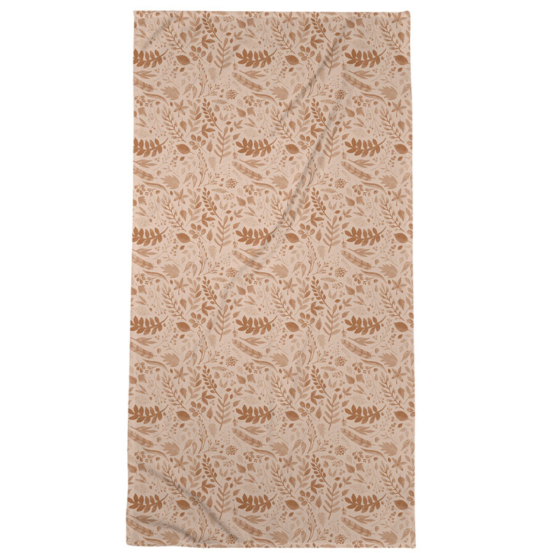 Bath Towel, Poly/Cotton, Light Brown