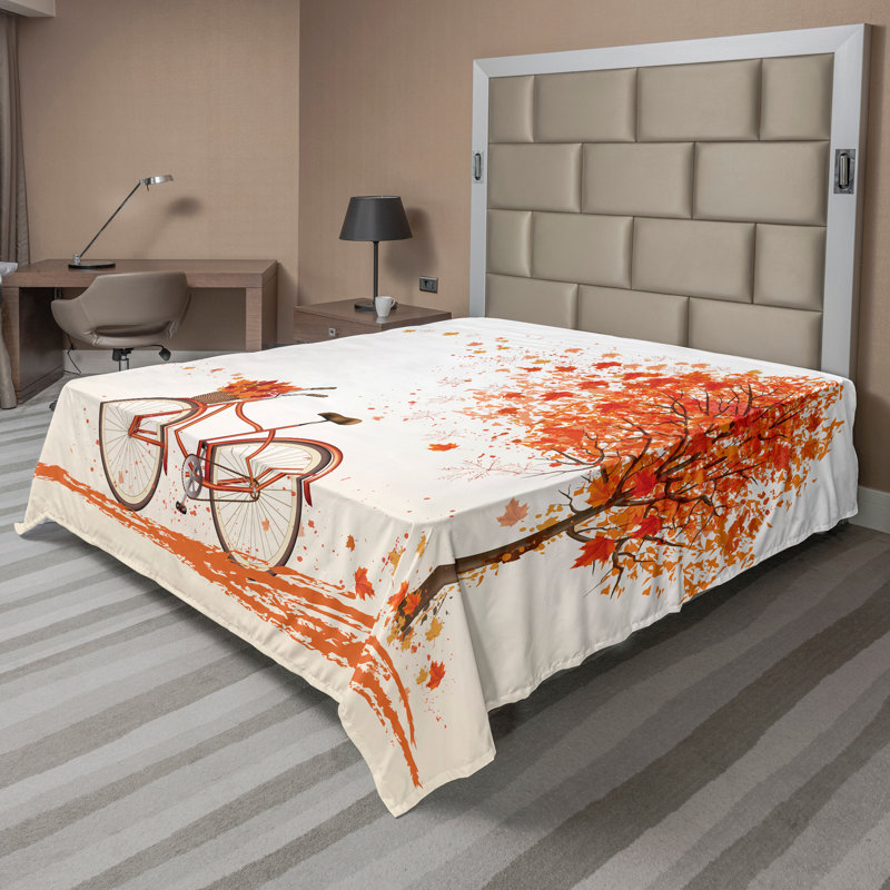 Drap plat Ambesonne, California King Flat Sheet