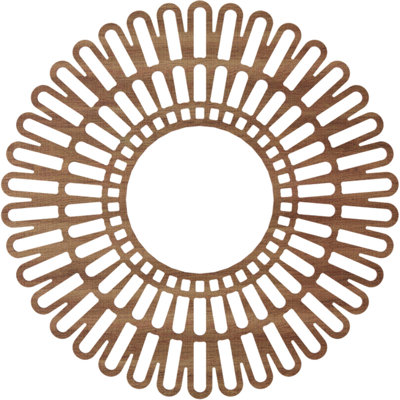 Cornelius Wood Fretwork Pierced Ceiling Medallion