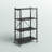 Auten 27.95'' W Steel Shelving Unit with Wheels