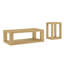 Ensemble de tables basses rectangulaires 2 pièces 2 pièces pour le salon