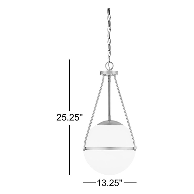 Romo 1-Light Pendant in Matte Black, Matte Black