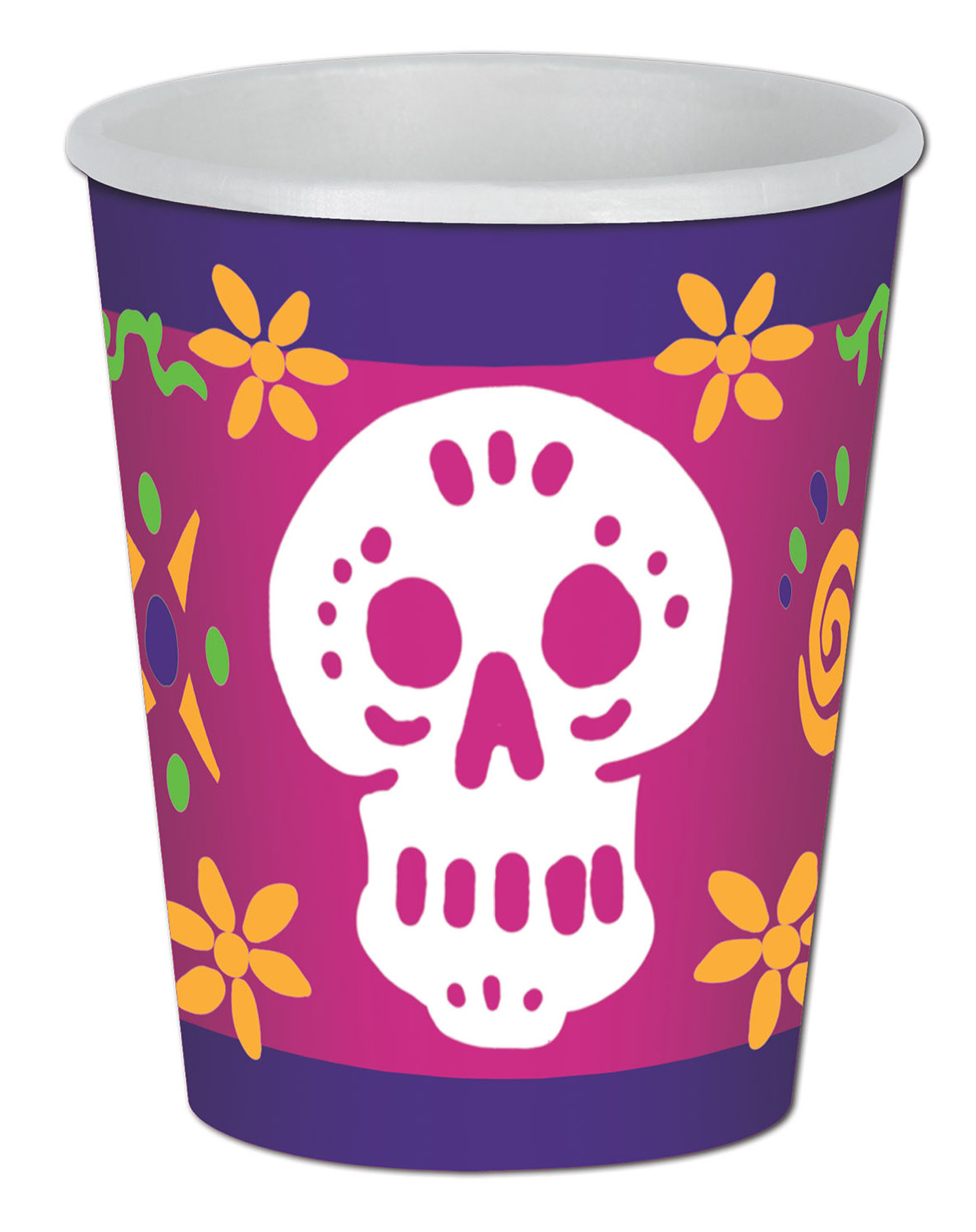 The Beistle Company Day of the Dead Paper Disposable Cup | Wayfair