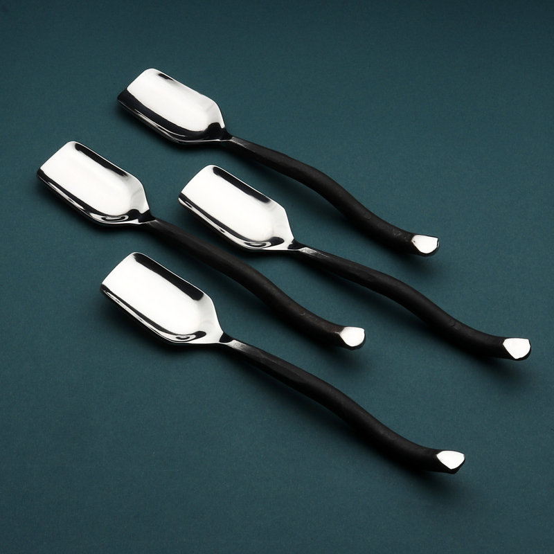 Shirleyan Inox Artisans Twig Stilton Scoop 4 pièces Ensemble