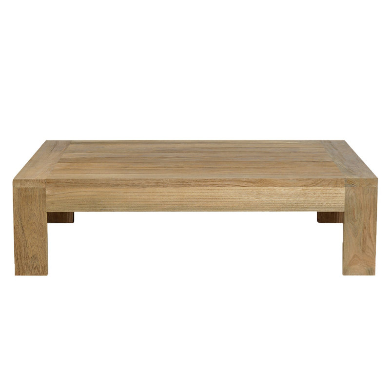 Wentzville Square Teak Solid Wood Outdoor Coffee Table - 70 cm W 70 cm D