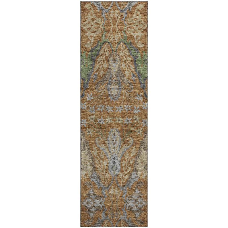 Tapis Gurubaksh AMF1153 de qualité supérieure lavable à la machine, Tapis de couloir 2 pi 3 po x 7 pi 6 po