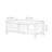 All-solid wood minimalist coffee table