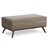 Owen 42"W Upholstered Vegan Leather Mid-Century Modern Rectangular Lift-Top Ottoman With High-Density Foam-122852324