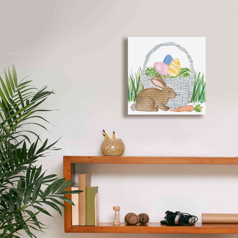 «Spring Has Sprung V» par Courtney Prahl, art mural sur toile, H 12 po x l 12 po x P 0,75 po