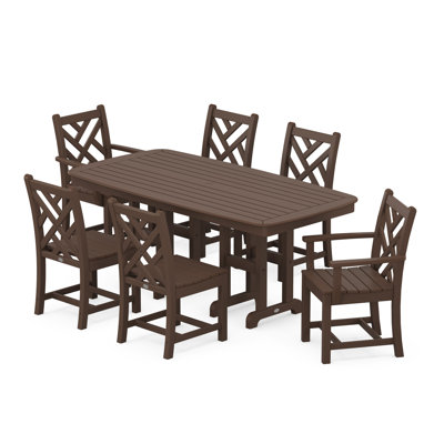 POLYWOOD Chippendale 7-Piece Dining Set by POLYWOOD