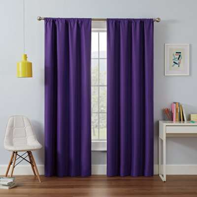 Eclipse Thermaback Blackout Curtains - 42x84 Inches, Ivory - Blocks 99% Light & 40% Noise - View #5